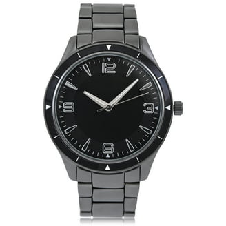 George Men's Watch, Silver Tone Case and 5 Link Bracelet, Grey