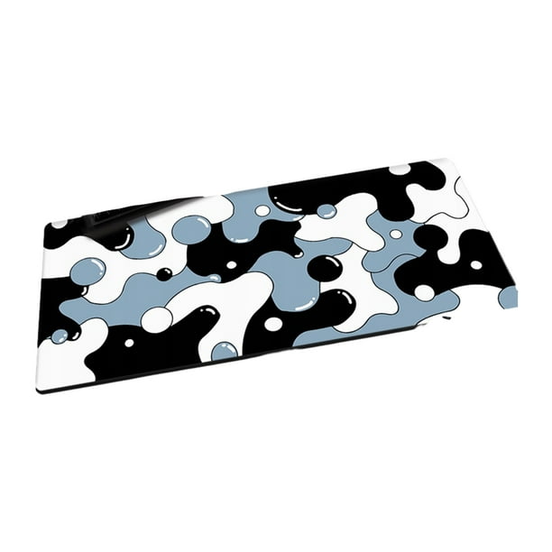 Monstrate Alfombrilla decorativa y práctica para teclado, para un espacio de trabajo elegante y funcional, aspecto exquisito Videojuegos y accesorios Azul negro