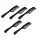 thumbnail image 1 of 5X Negro Peine de Pelo Desenredante de Diente de Doble Hilera Champú Peine con Manejar para Cabello y Rizado, 1 of 8