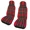 style743, variant on PC 2 SUV RV Van Truck Any Fit Covers Seat Car Gingham Print 3D Women for Cover Seat Auto Front Plaid Tartan Fashion