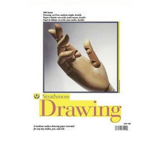 Strathmore ST340-318 Papier à Dessin Micro-Perforé 18 Po x 24 Po Série 300 - 25 Feuilles