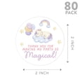 thumbnail image 5 of Koyal Wholesale Kids Party Favor Thank You For Making My Party So Magical Stickers, Round Unicorn Birthday Stickers, 5 of 5