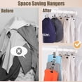 thumbnail image 4 of Bohorizon 30 Pack Hanger Clips, Boot Hangers for Closet, Multi Function Clip Hooks (Blue), 4 of 4