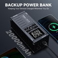 thumbnail image 4 of TRAKAR Car Battery Charger Jump Starter with Air Compressor, 5000A 150PSI (9.0 Gas/8.0L Diesel), 14.8V Jump Box Car Battery Jumper Starter Portable with Jumper Cables, LCD Display, Lights, 4 of 5