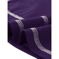 thumbnail image 5 of INSPIRE CHIC Women Zipper Robe Long Sleeve Loungewear Housecoat Midi Nightgown with Pockets S Purple, 5 of 6