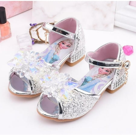 Chaussure Princesse Enfant Sandales Princesse Elsa Reine Des