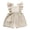 Khaki, variant on Girls Baby Jumpsuit Cotton and Linen Jumpsuit Romper Romper Crawling Clothes 3 to 6 Month Baby Girl Clothes