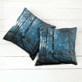 thumbnail image 6 of Ambesonne Forest Throw Pillow Cover 2 Pack, Autumn Woodland, 24", Blue Black, 6 of 7