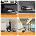 thumbnail image 4 of 2026 New Ultra-Lightweight Aluminum Alloy Foldable Transport Wheelchair, 15.75-Inch Wide Seat with Shock-Absorbing Wheels, Automatic Brakes & Safety Belt for Seniors, 4 of 9