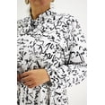 thumbnail image 4 of Vestido sublimado letras Roman Fashion 4322 Blanco Talla Extra 40, 4 of 7