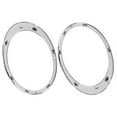 thumbnail image 5 of ALLTIMES 1 Pair Headlight Trims for MINI Clubman F54 2014-2019, 51137351371 / 51137351372, ABS, Chrome Silver or Glossy Black, 5 of 6