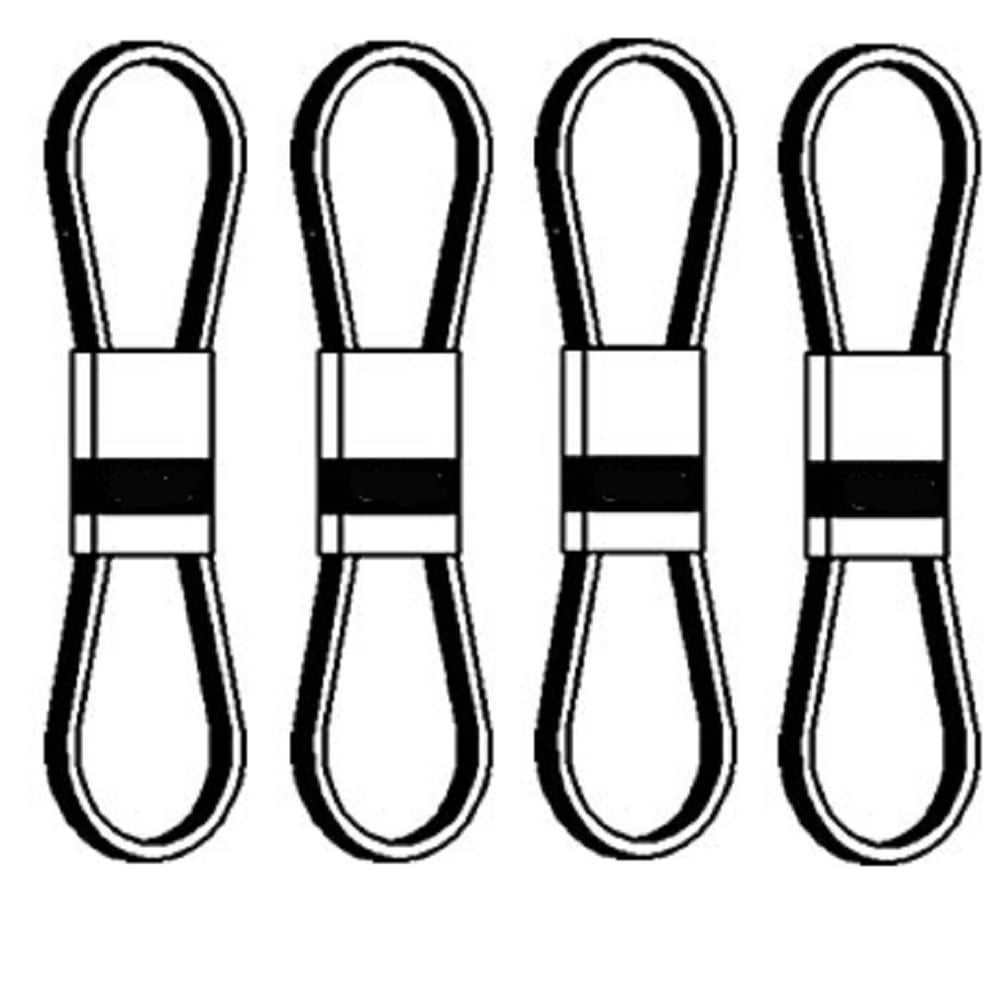 83101673 Kuhn Replacement Set of 4 Belts