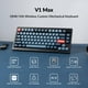 thumbnail image 2 of Teclado mecánico inalámbrico Keychron V1 Max 75% RGB, 2 of 9