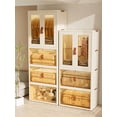 thumbnail image 3 of Garde-robe Simple Pliable, Penderie Portative, Armoire à Vêtements, Chambre, Pouponnière, Armoire, Installation Rapide Sans Outils, Commode, Armoire de Rangement, 3 of 3