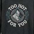 thumbnail image 3 of Disney Villains - Hades Too Hot For You - Women's Lightweight French Terry Long Sleeve Shirt, 3 of 5