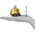 thumbnail image 3 of Old World Christmas West Virginia Baseball Cap Glass Blown Ornament for Christmas Tree, 3 of 4
