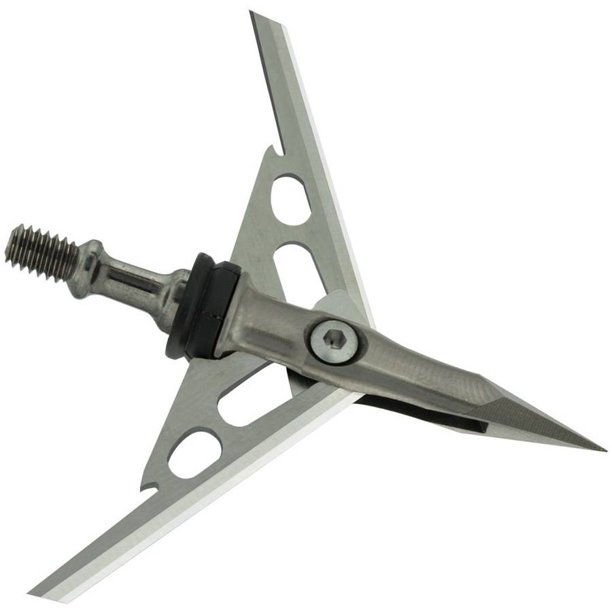 Rage Hypodermic 2" 125 Grain Broadheads, 3pk Standard