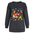 thumbnail image 4 of Fesfesfes Ugly Xmas Sweater Women's Tops Winter Christmas Dog Classic Printing Pullover Loose Sweatshirt On Sale, 4 of 6