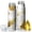 White and Gold Marble Pattern, variant on Black and Gold Marble Pattern Bullet Tumbler, Vacuum Insulated Vacuum Bullet Drinkware 360° Seamless Print Gifts Ideas for Birthday Holiday Party