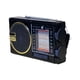 thumbnail image 3 of Radio Portátil Recargable 8 Bandas de Radio/Bluetooth/USB/Micro SD/Lampara/Panel Solar, 3 of 8