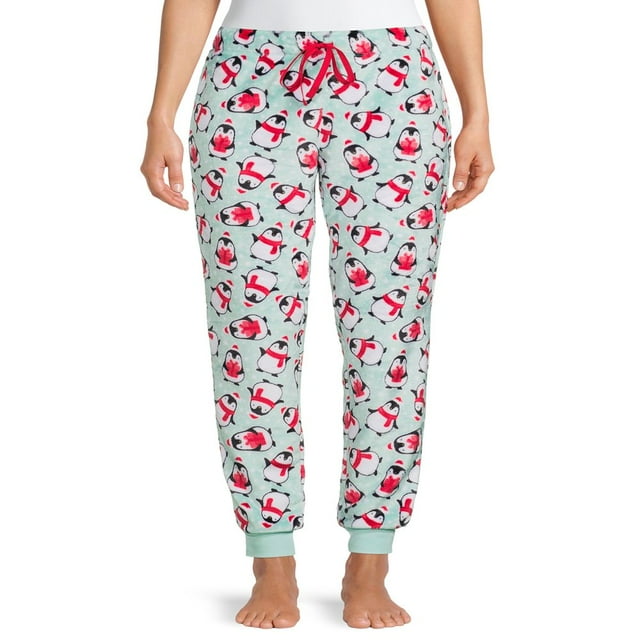 CHOK Pantalon de Sommeil à Revers pour Femmes