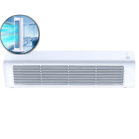 Dvruxg Small Portable Air Conditioners No Windows Needed, 2 in 1 Standing & Through the Wall Mount Air Conditioner, Wireless Charging Air Conditioner for Bedroom, Office, Camping Tent
