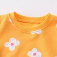 thumbnail image 5 of HCNTES Toddler Baby Girl Sweatshirt Long Sleeve Crewneck Flower Sweater Pullover Tops 2T 3T 4T 5T 6T 7T Kids Loose Tee Tops, 5 of 6