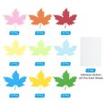 thumbnail image 3 of Unique Bargains Maple Leaf Cutouts Paper Leaves, Colorful Leaf Cutout for Classroom Decoration, 72 Pack, 3 of 8