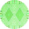 thumbnail image 1 of Ahgly Company Indoor Round Southwestern Green Country Area Rugs, 6' Round, 1 of 1