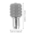 thumbnail image 2 of unbranded 200Ud Sujetadores Para Estantes De Madera Plata Para Uso Doméstico Confiable Y Resistente, 2 of 6