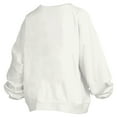 thumbnail image 3 of Women's Pressbox White Minnesota Golden Gophers Janice Retro Logo Oversized Pullover Sweatshirt, 3 of 3