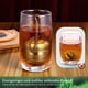 thumbnail image 2 of 1 PC Duradero de acero inoxidable Colador de té Colgando Té Infusor Tea Strainer (Plata), 2 of 5