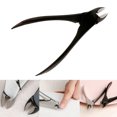thumbnail image 2 of Podiatrist Toenail Clippers Paquete de 1 herramienta de aseo para hombres de pedicura Negro Sunnimix Cortaúñas, 2 of 8
