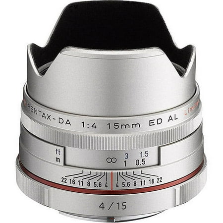 UPC: 0027075273788 | Pentax K-Mount HD DA 15mm f/4 ED AL Fixed Lens for Pentax KAF Cameras ( Limited Silver)