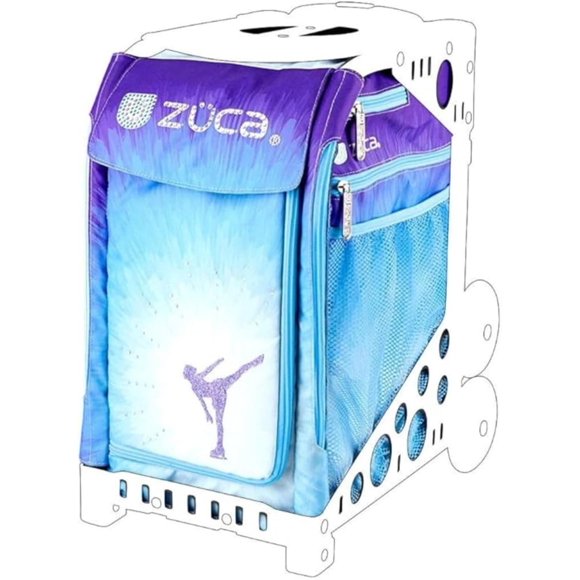 Zuca ""Ice Dreamz Black Insert Bag Sport Rolling Suitcase