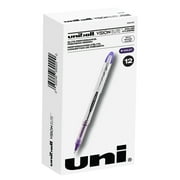 UNI-BALL Uniball Vision Elite Rollerball Pens, Bold Point (0.8mm), Violet Ink, 12 Count