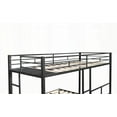 thumbnail image 2 of Triple Bunk Bed with Sturdy Metal Frame - Space-Saving L-Shaped & Noise-Free, 2 of 10