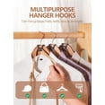 thumbnail image 6 of House Day Space Saving Hanger Hooks, Black, 60 Pack, 6 of 8