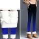 thumbnail image 4 of Gibobby Pantalones deportivos térmicos para mujer Navidad invierno moda mujer mantener caliente Casual pantalones largos Slim Fit engrosamiento elástico(Negro,G), 4 of 5
