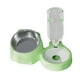thumbnail image 3 of Comedero doble para gatos, plato alto para gatos con dispensador de comida y comedero extraíble para mascotas, Pet verde, 3 of 9