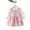 97# Pink, variant on Toddler Little Girls Dress Bow Fall Winter Clothes Kids Girls Outfits Long Sleeve Thanksgiving School Picture Day Outfits Green 1-2Y(90)