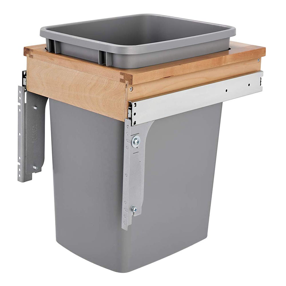 Techtongda  Pull Out Top Mount Waste Container Garbage Bin In-Cabinet 