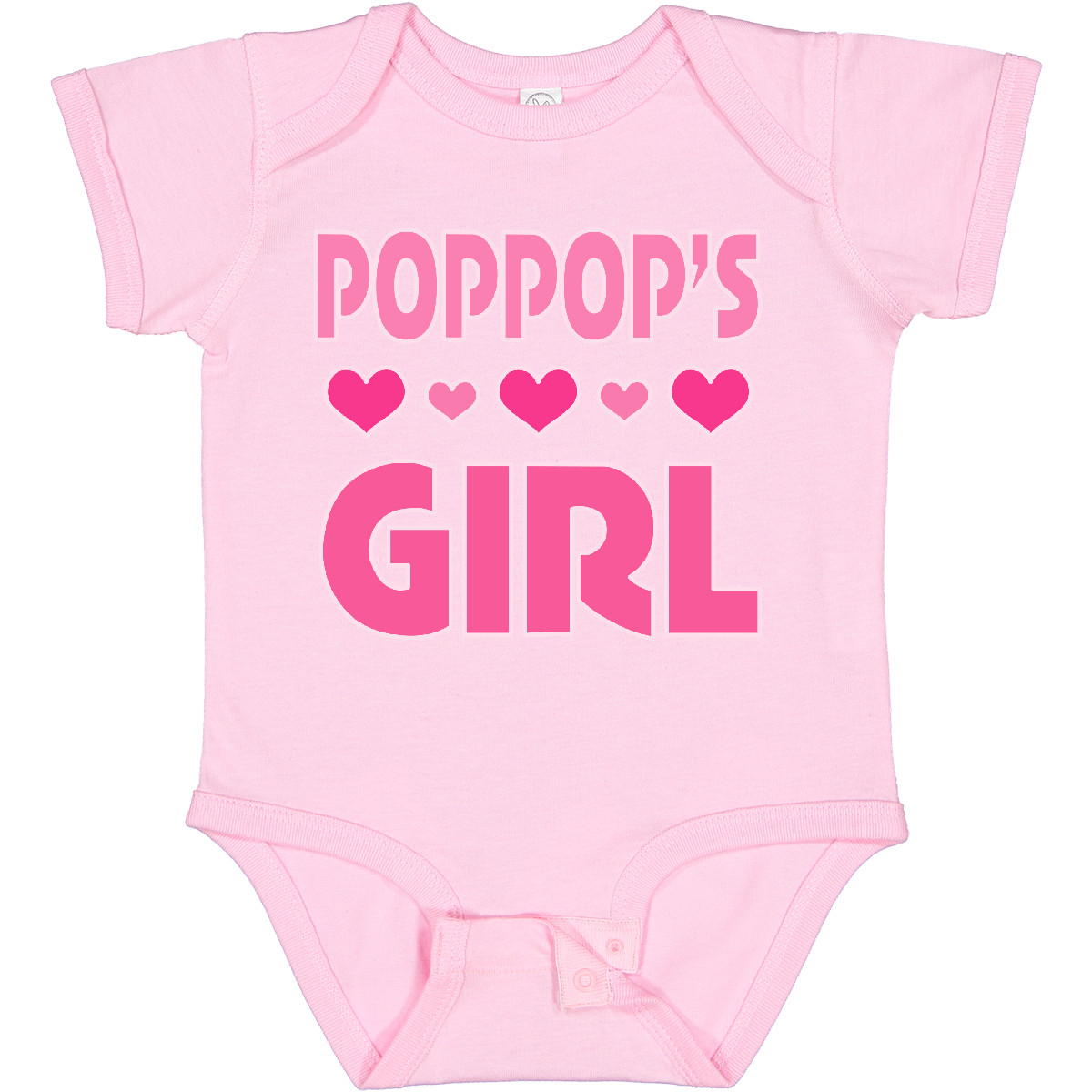 Inktastic Poppop Girl Granddaughter Girls Baby Bodysuit