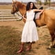 thumbnail image 5 of Botas vaqueras cuadradas marrones para mujer DREAM PAIRS, talla 6, 5 of 6