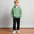 thumbnail image 3 of Fozruso Boys Knit Half Zip Hooded Sweatshirt For Kids Cozy Long Sleeve Pullover with Pockets, 3 of 7