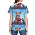 thumbnail image 7 of Wukai Elephant Sits Youth Unisex Short Sleeve T-Shirt for Boys, Girls, Teens, and Kids-Small, 7 of 7