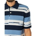 thumbnail image 4 of Far Afield Kier Pixel Stripe Polo Shirt, Blue, 4 of 5