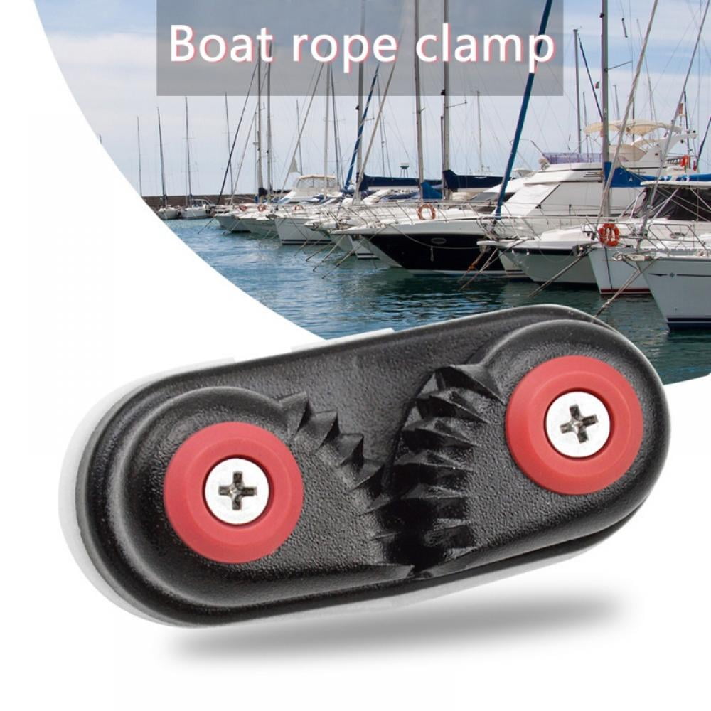 Boat Fast Entry Cleats Canoe Kayak Aluminium Alloy Cleat Kayak Accessories Black 