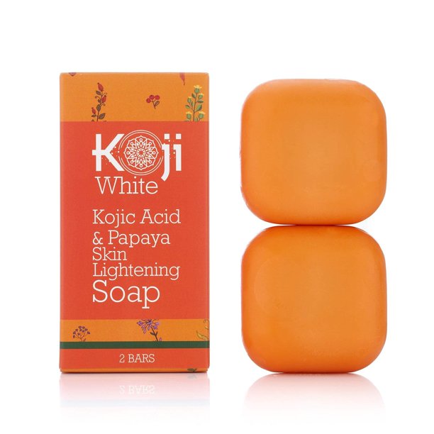 Kojic Acid & Papaya Skin Lightening Soap (2.82 oz / 2 Bars) Natural Brightening with Kojic Acid & Papaya Skin Lightening Soap (2.82 oz / 2 Bars) Natural Brightening with
