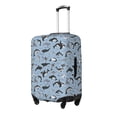 thumbnail image 2 of Uemuo Dolphins Printed Washable Luggage Cover - Fashion Suitcase Protector Fits 18-32 Inch Luggage -Large, 2 of 9